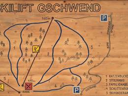 Trail map Gschwend
