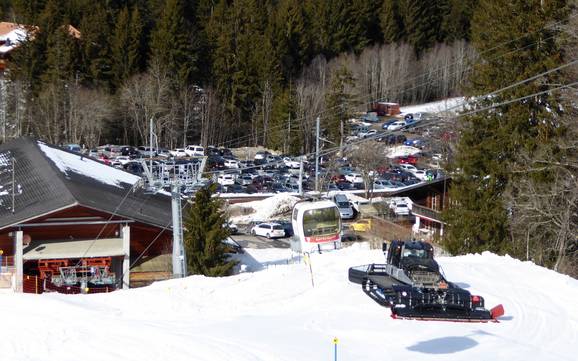 Saane Valley (Saanetal): access to ski resorts and parking at ski resorts – Access, Parking Rinderberg/Saanerslochgrat/Horneggli – Zweisimmen/Saanenmöser/Schönried/St. Stephan