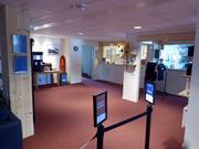 Well-maintained reception at the valley station