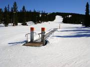 Children's area at the valley station