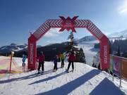 Start of the freeride-cross course