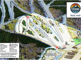 Trail map Cuchara Mountain Park