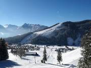 View from the Zauberlift to the Rittisberg