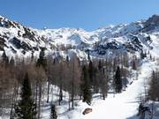 View from Zadnji Vogel to Šija