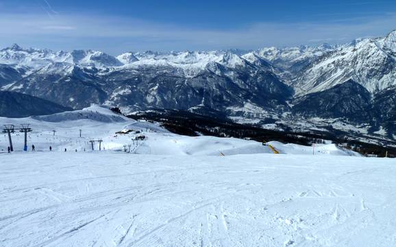 Skiing near Pragelato