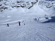 Mandra easy slope at Corvatsch middle station