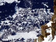 View from the Rothorn summit over Valbella