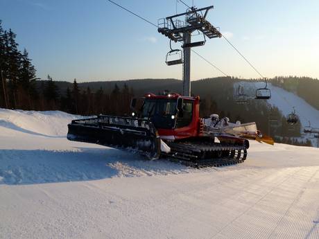 Slope preparation German Ore Mountains (Deutsches Erzgebirge) – Slope preparation Schöneck (Skiwelt)