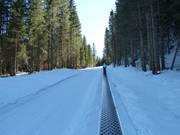 Conveyor belt at the slope to Kreuzbergpass