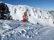 Slope marking in the Galsterberg ski area