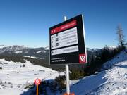Signposting on the Steinplatte