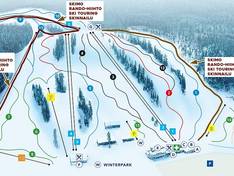 Trail map Vihti Ski Center