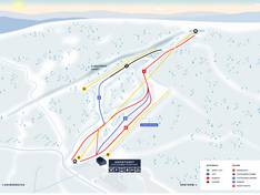 Trail map Drammen (Skimore)