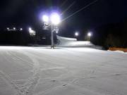 Night skiing