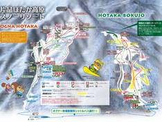 Trail map Hotaka Bokujo
