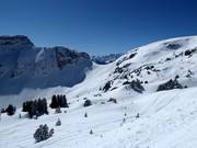 Freeride slopes at Fronalpstock