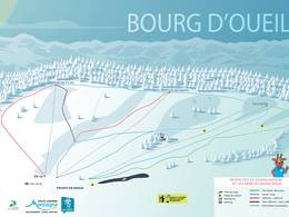 Trail map Bourg d'Oueil