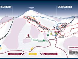Trail map Grasgehren – Bolgengrat
