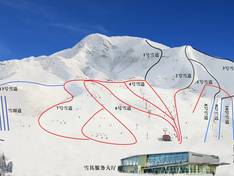 Trail map Jiangjun Shan