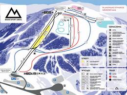 Trail map Beskid Sport Arena (Szczyrk)