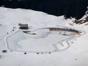 One of many reservoirs in Les Portes du Soleil