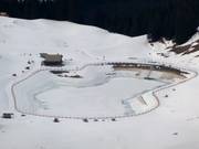 One of many storage ponds in Les Portes du Soleil