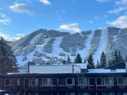 View of the Snow King Mountain ski area