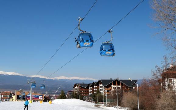 Pirin Mountains: best ski lifts – Lifts/cable cars Bansko
