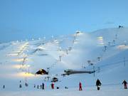 View of the Drottningin and Kóngsgil slopes