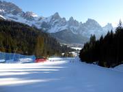Easy valley run Bellaria to San Martino di Castrozza