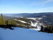 View over the Arber ski resort