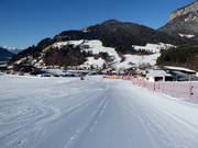 Beginner area in the valley in Itter