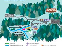 Trail map Col de Porte