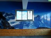 Information board at the Gletscherexpress base station