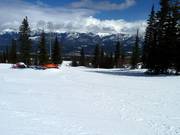 Special slopes for slow skiing in the Kicking Horse ski resort