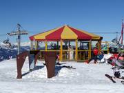 Umbrella bar at the Gipfelhaus Gerlitzen