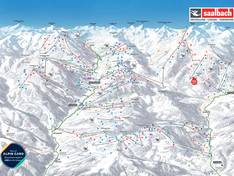 Trail map Saalbach Hinterglemm Leogang Fieberbrunn (Skicircus)