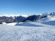 Wide slopes in Courchevel-Moriond