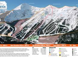 Trail map Castle Mountain