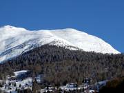 View of the ski resort of Bellwald