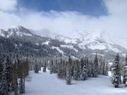 View over the Brighton ski area
