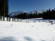 Practice slope with conveyor belt at Hausberg