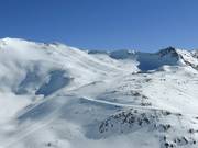 Slopes in the upper area at the Mölltaler Glacier