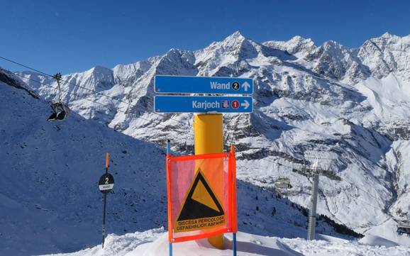 Passeier Valley (Passeiertal): orientation within ski resorts – Orientation Pfelders (Moos in Passeier)