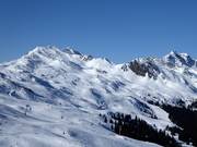 View over the Ratschings ski area