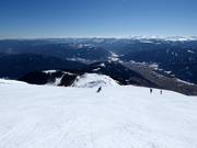 Panorama downhill run