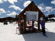 Information point on the mountain