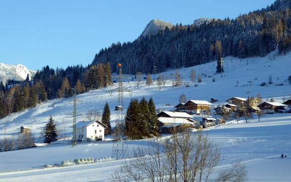 Skiing in Embach