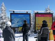 Slope map and signage