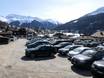 Silvretta Alps: access to ski resorts and parking at ski resorts – Access, Parking Madrisa (Davos Klosters)